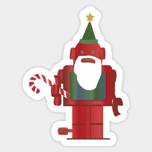 Christmas Robot Sticker